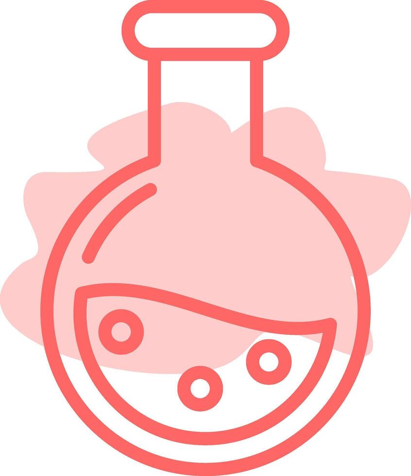 Flask Colorful Icon vector
