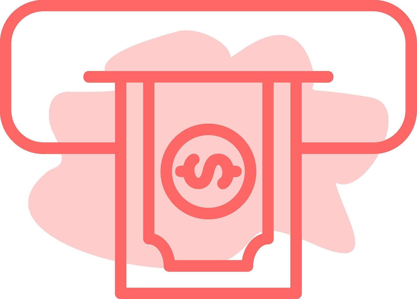 Cash Withdraw Colorful Icon vector
