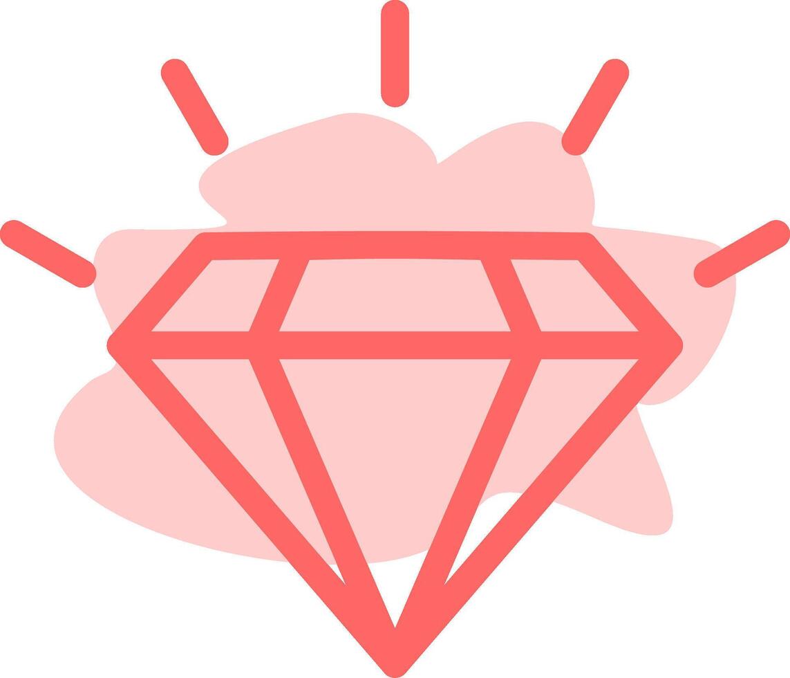 Daimond Colorful Icon vector