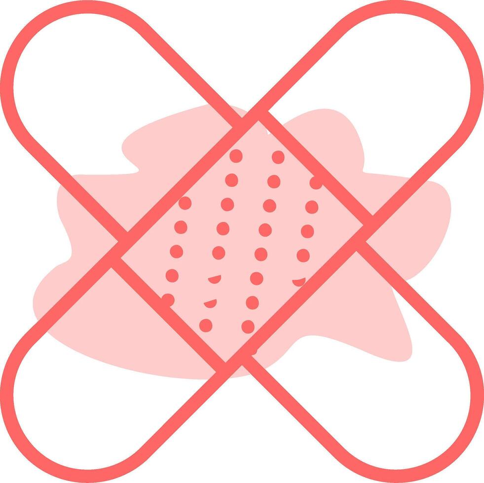 Bandage Colorful Icon vector