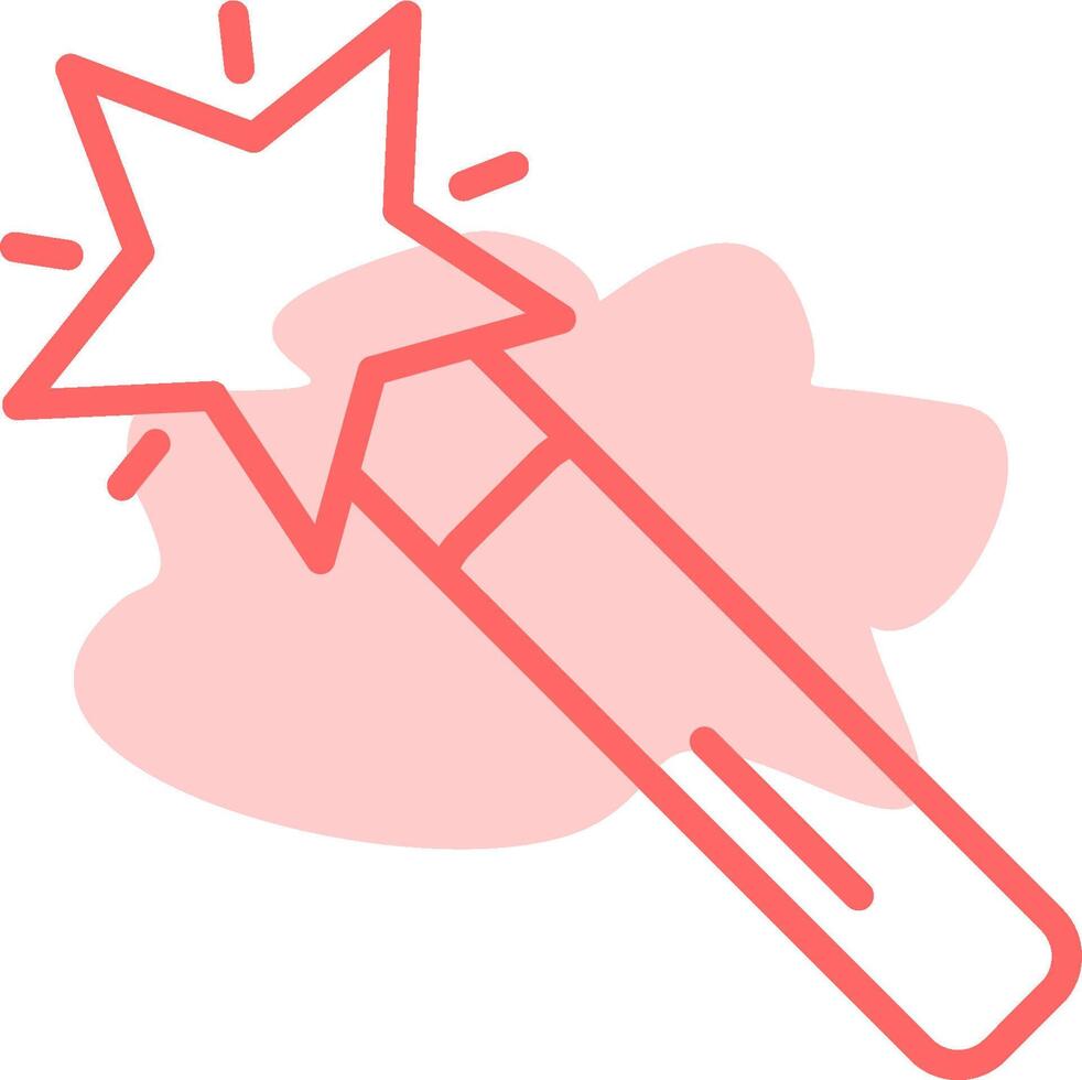 Magic Wand Colorful Icon vector