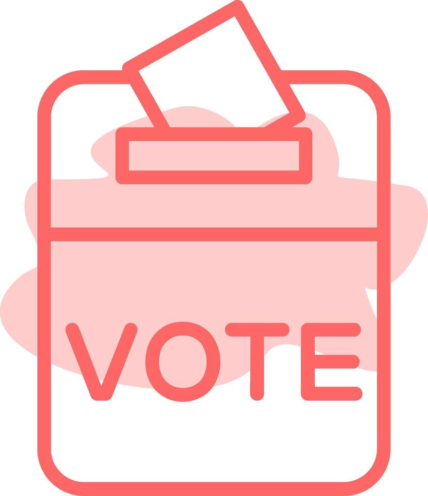 Voting Colorful Icon vector