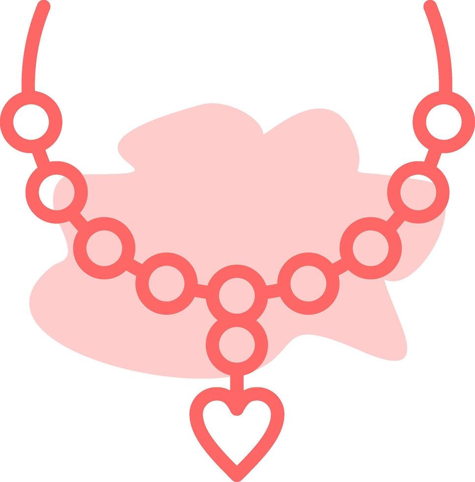 Necklace Colorful Icon vector