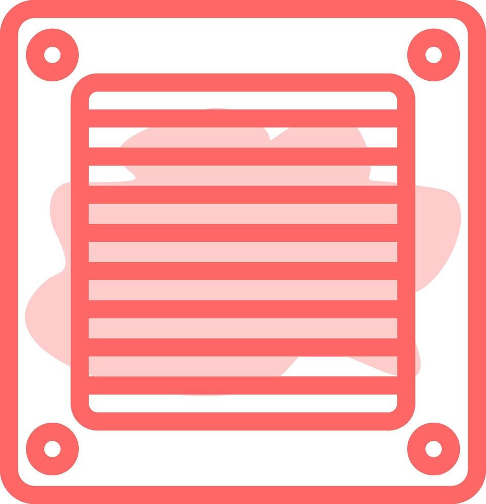 Ventilation Colorful Icon vector