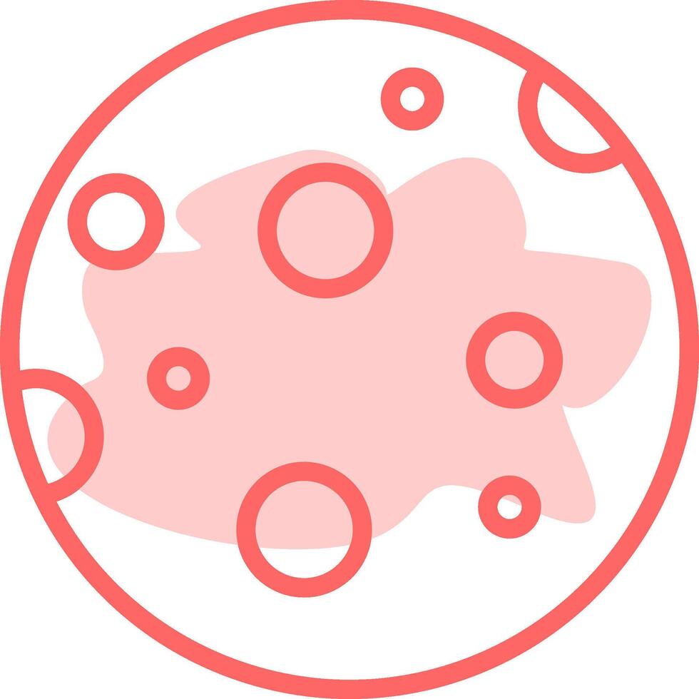 Moon Colorful Icon vector