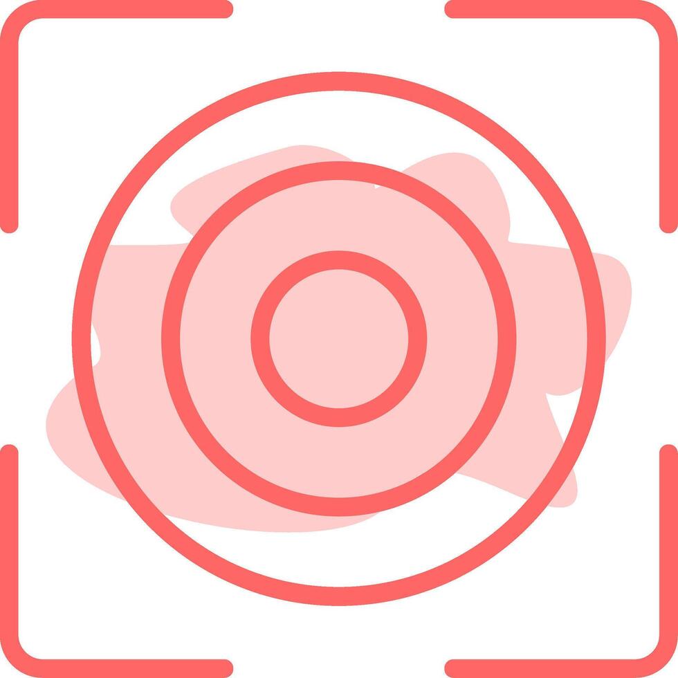 Target Colorful Icon vector