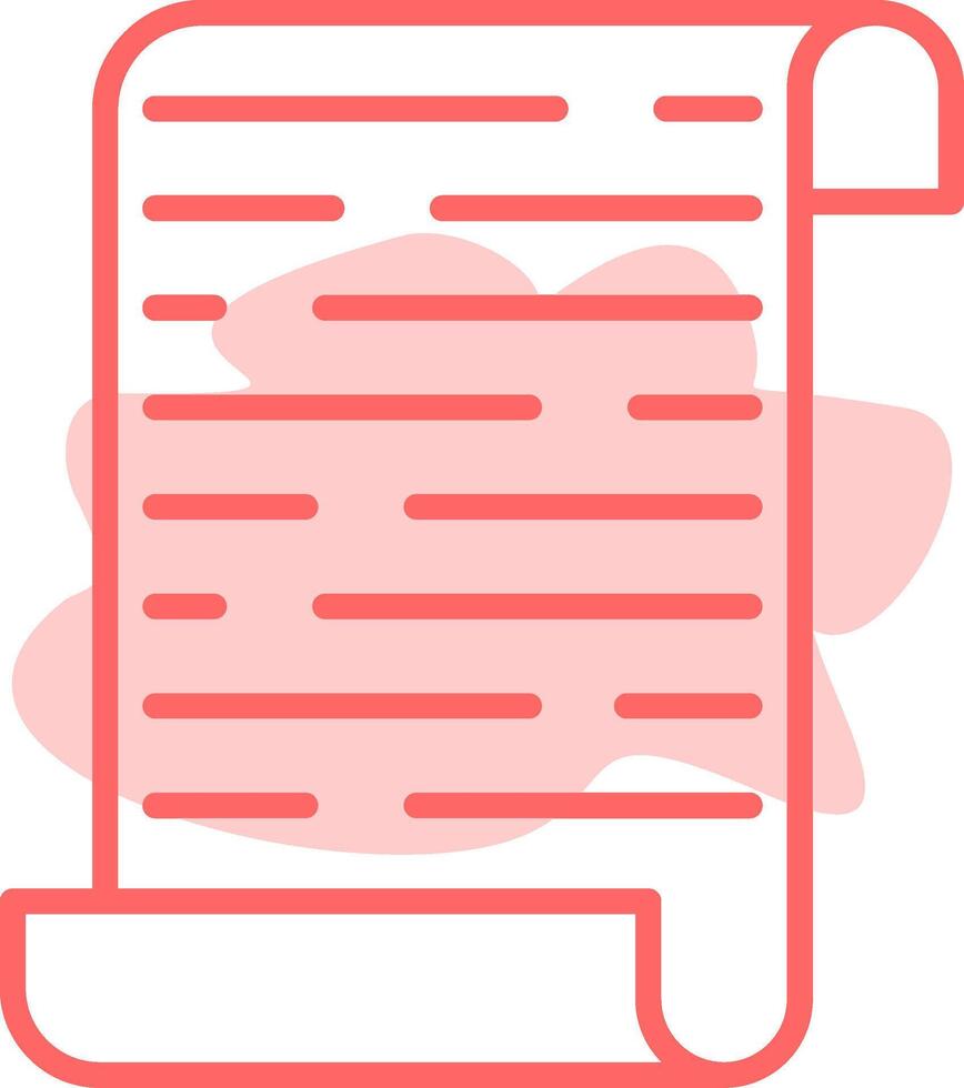 Script Colorful Icon vector