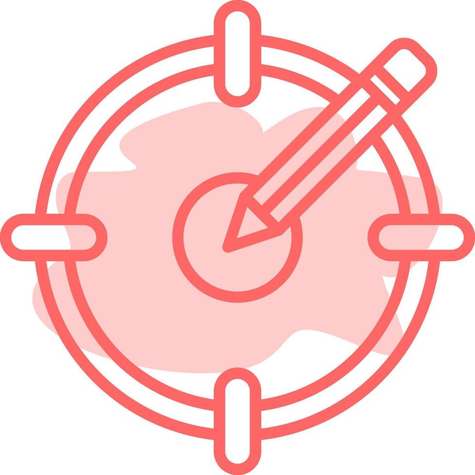 Target Audience Colorful Icon vector