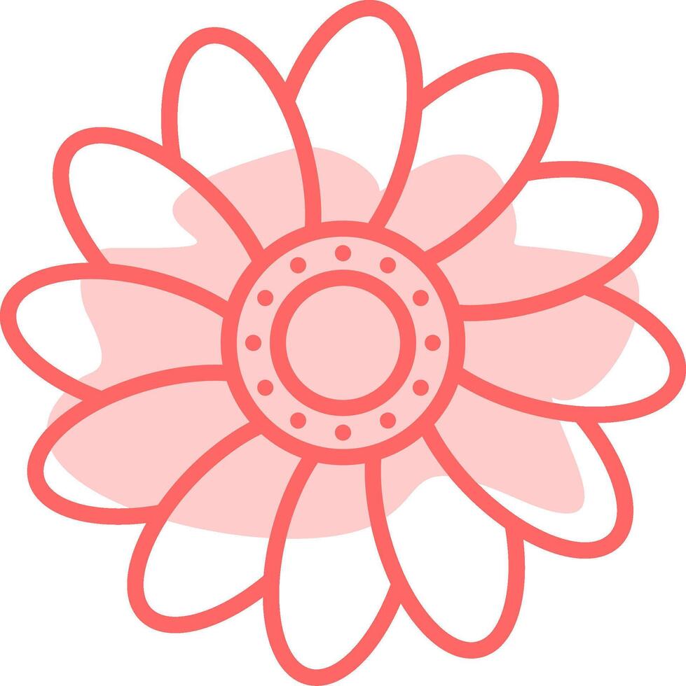 Daisy Colorful Icon vector
