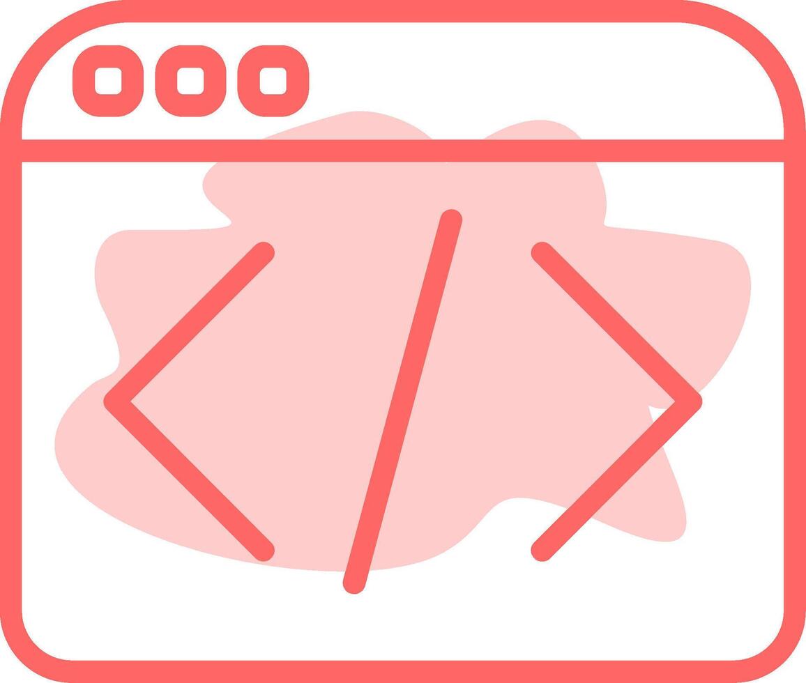 Web Programing Colorful Icon vector