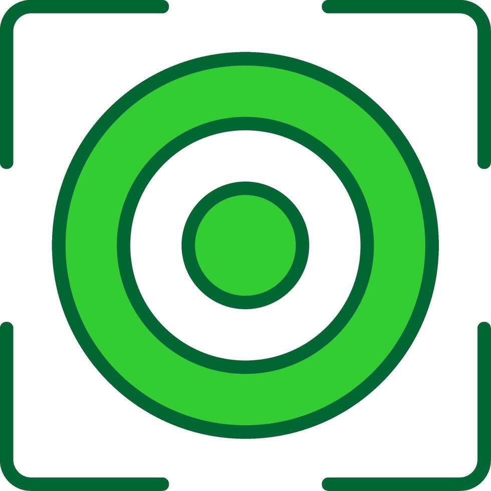 Target Colorful Icon vector