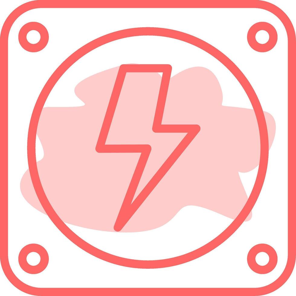 Electricity Colorful Icon vector