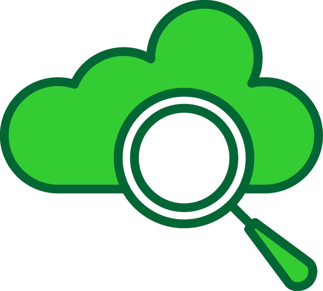 Cloud Computing Colorful Icon vector