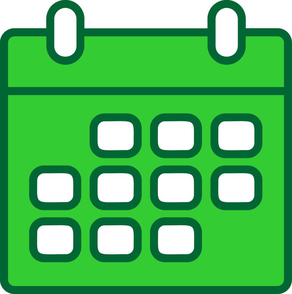 Calendar Colorful Icon vector