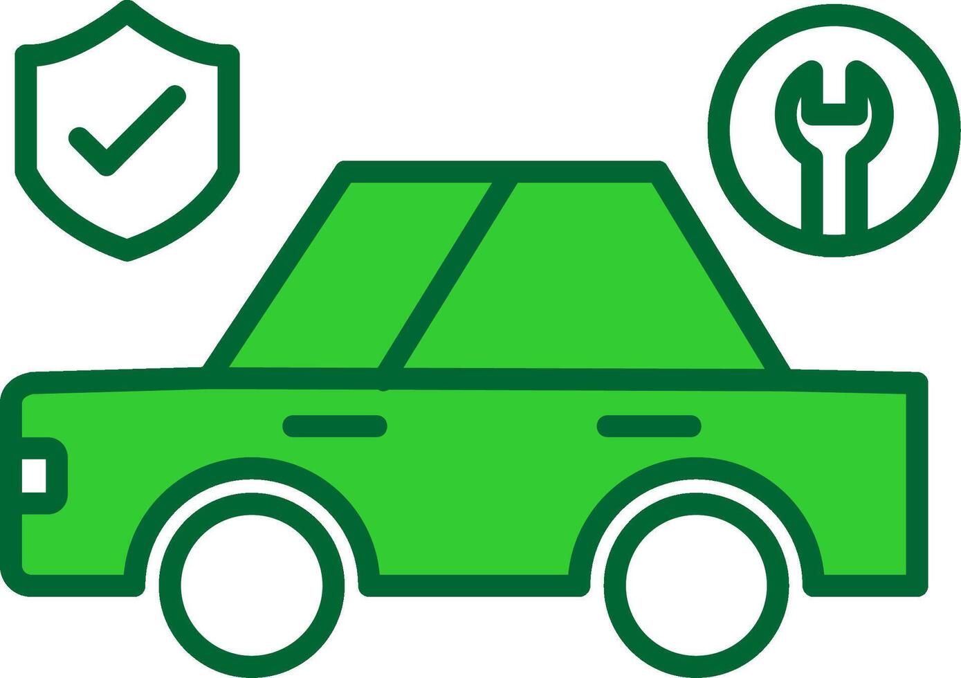 Car Colorful Icon vector