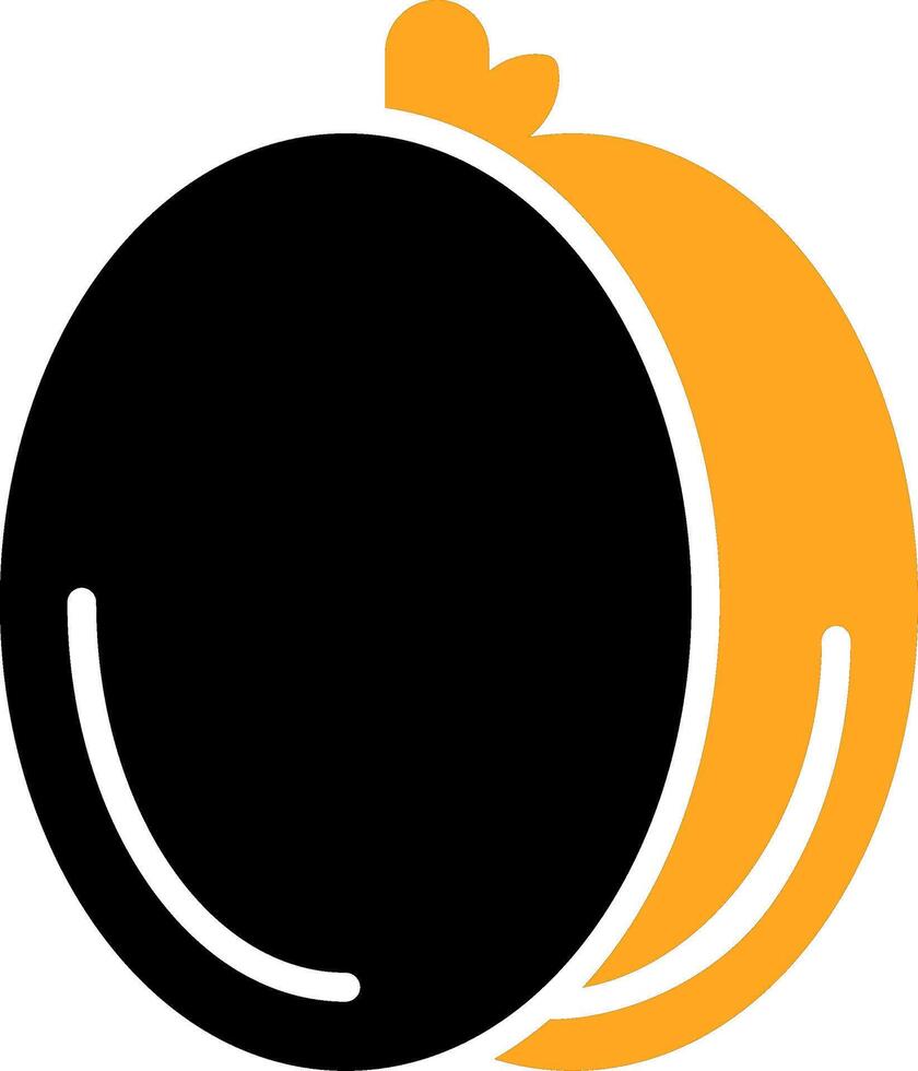 Apricot Colorful Icon vector