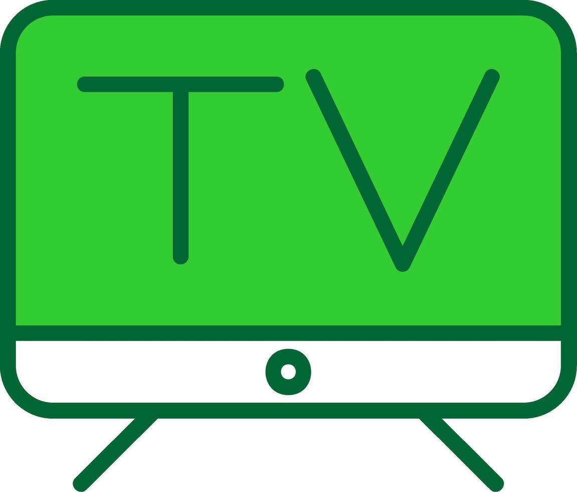 Television Colorful Icon vector