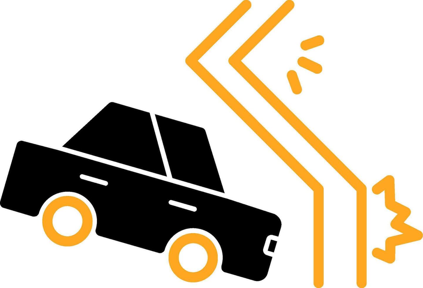 Accident Colorful Icon vector