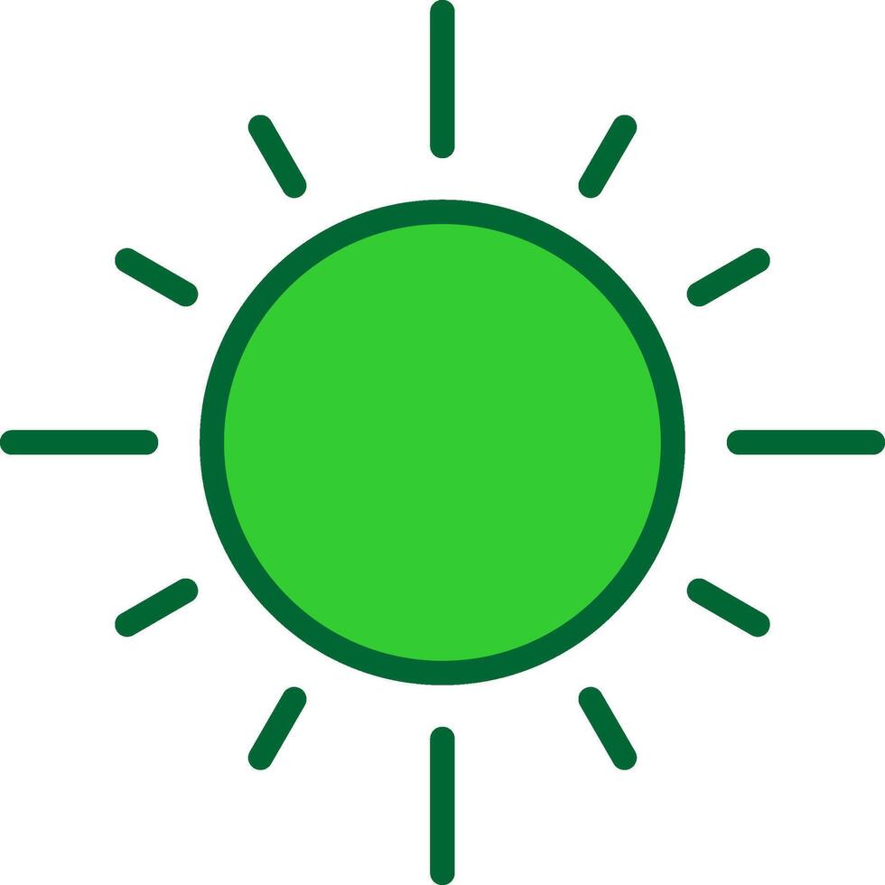 Sun Colorful Icon vector