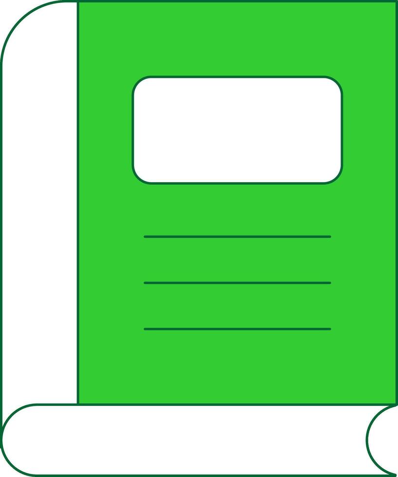 Book Colorful Icon vector