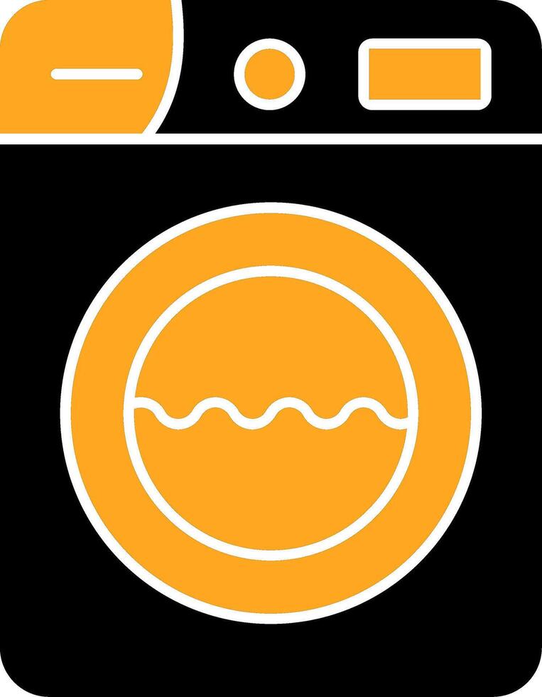 Washing Machine Colorful Icon vector