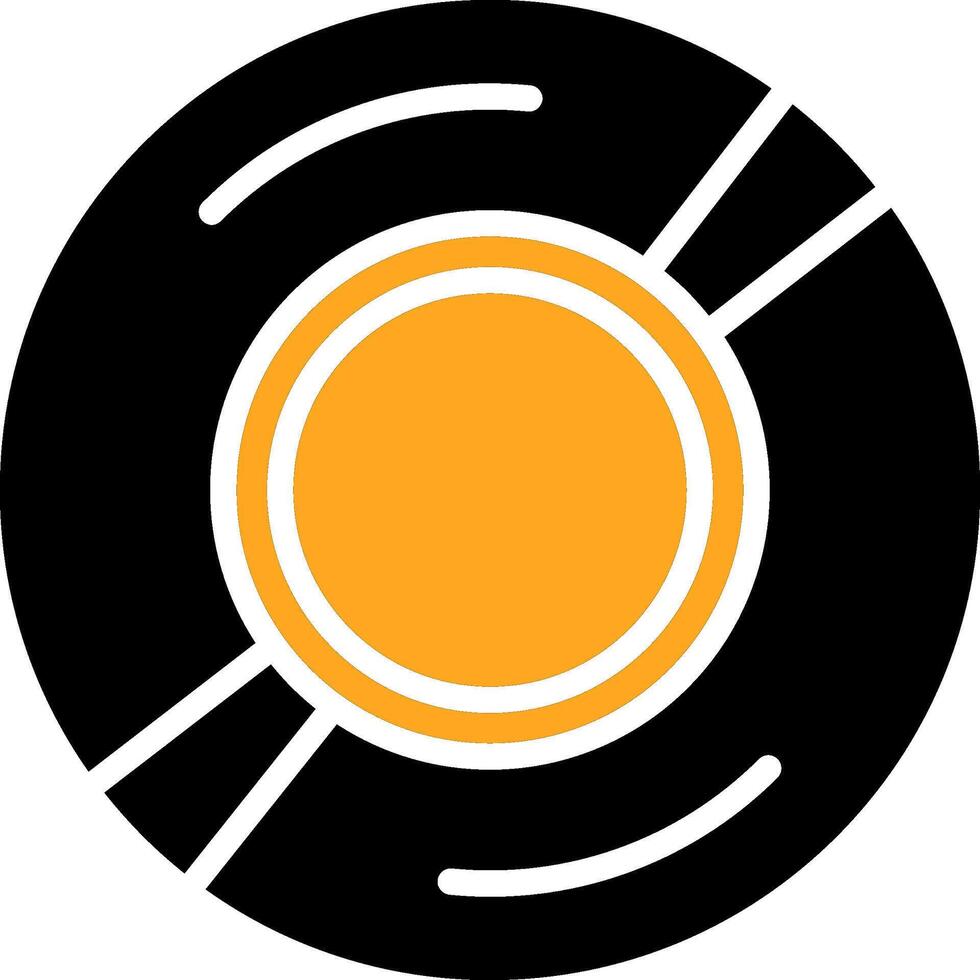 Compact Disk Colorful Icon vector