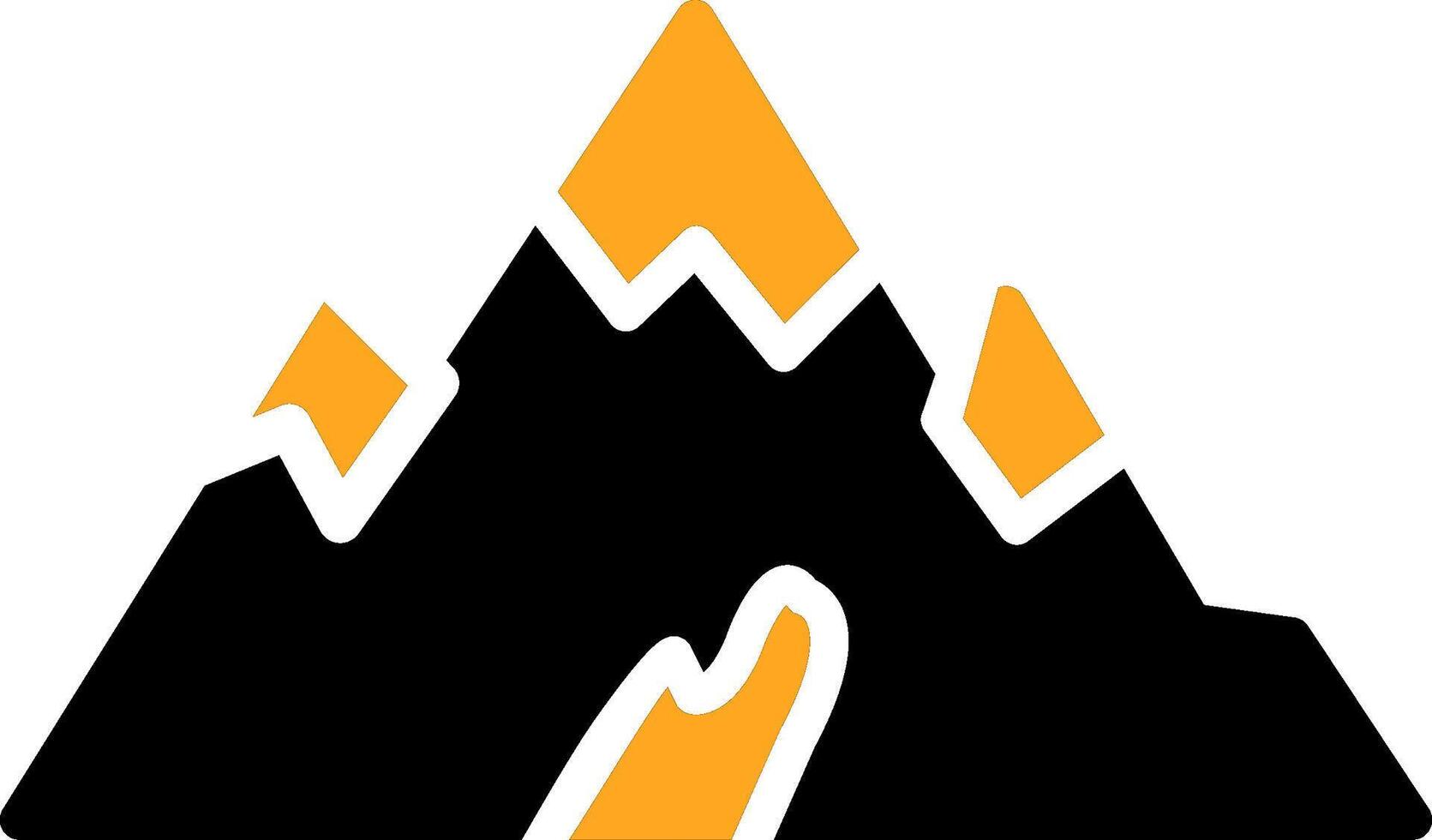 Mountain Colorful Icon vector
