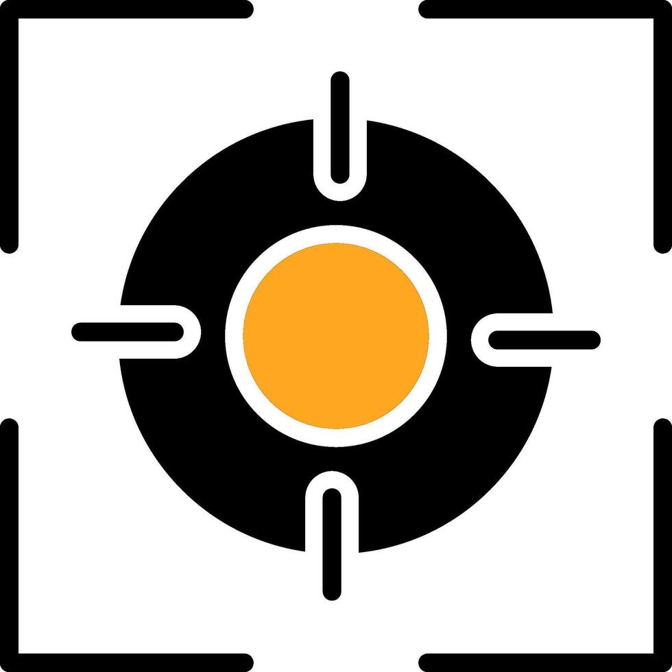 Focus Colorful Icon vector