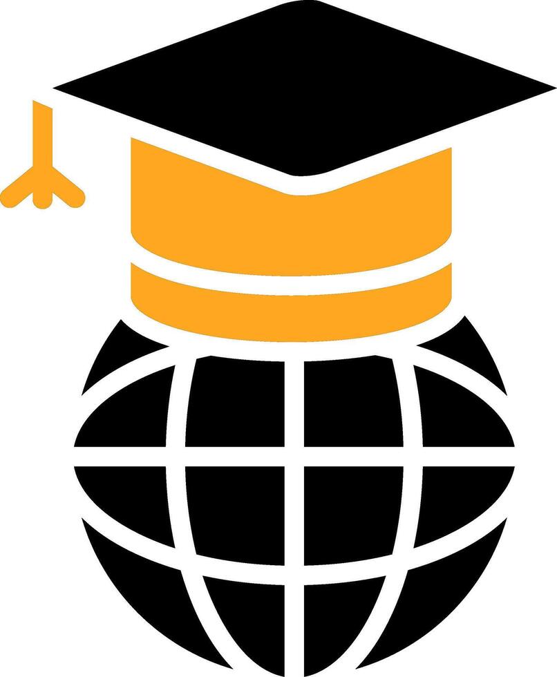 Worldwide Learning Colorful Icon vector