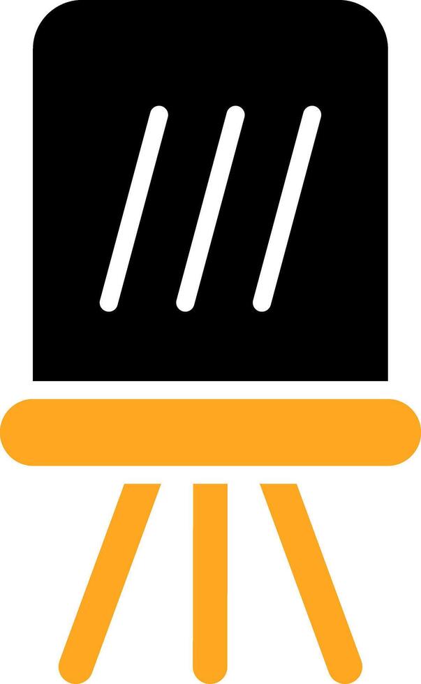 Easel Colorful Icon vector