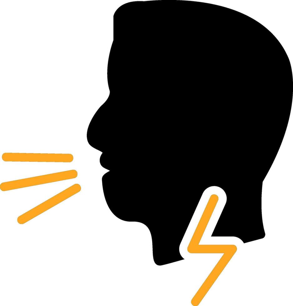 Difficult Breathing Colorful Icon vector