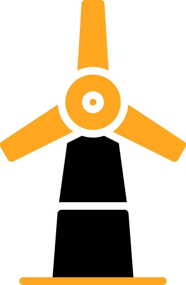 Windmill Colorful Icon vector