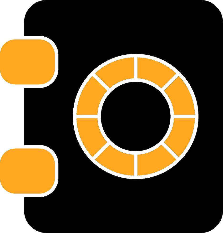 Safe Colorful Icon vector