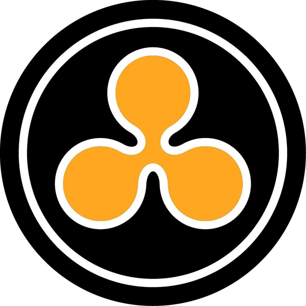 Ripple Colorful Icon vector
