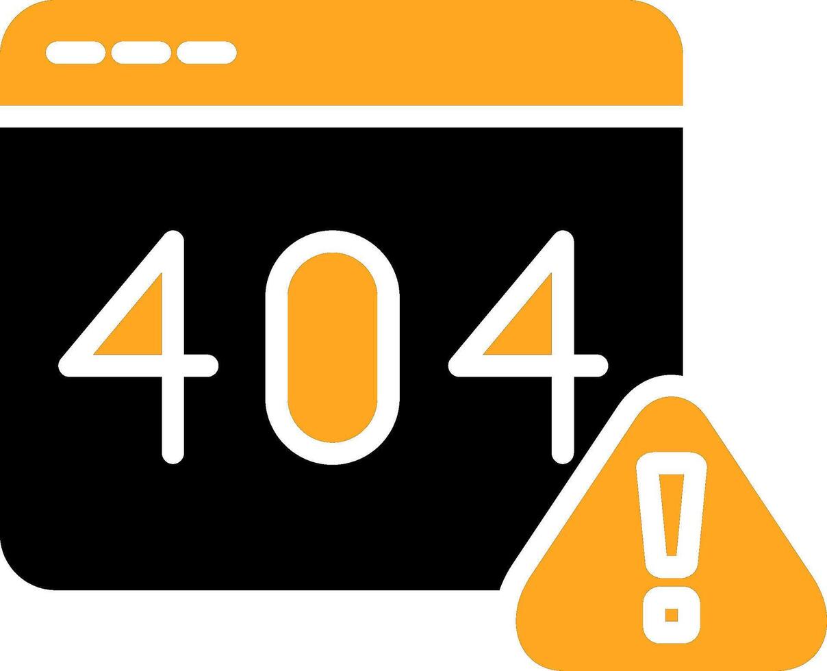 Error404 Colorful Icon vector