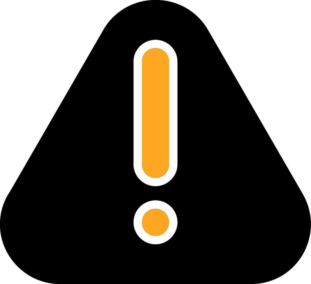 Caution Colorful Icon vector