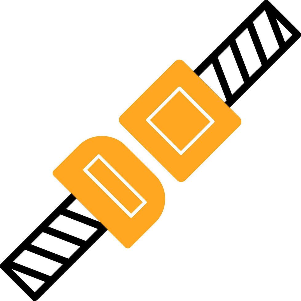 Seat Belt Colorful Icon vector
