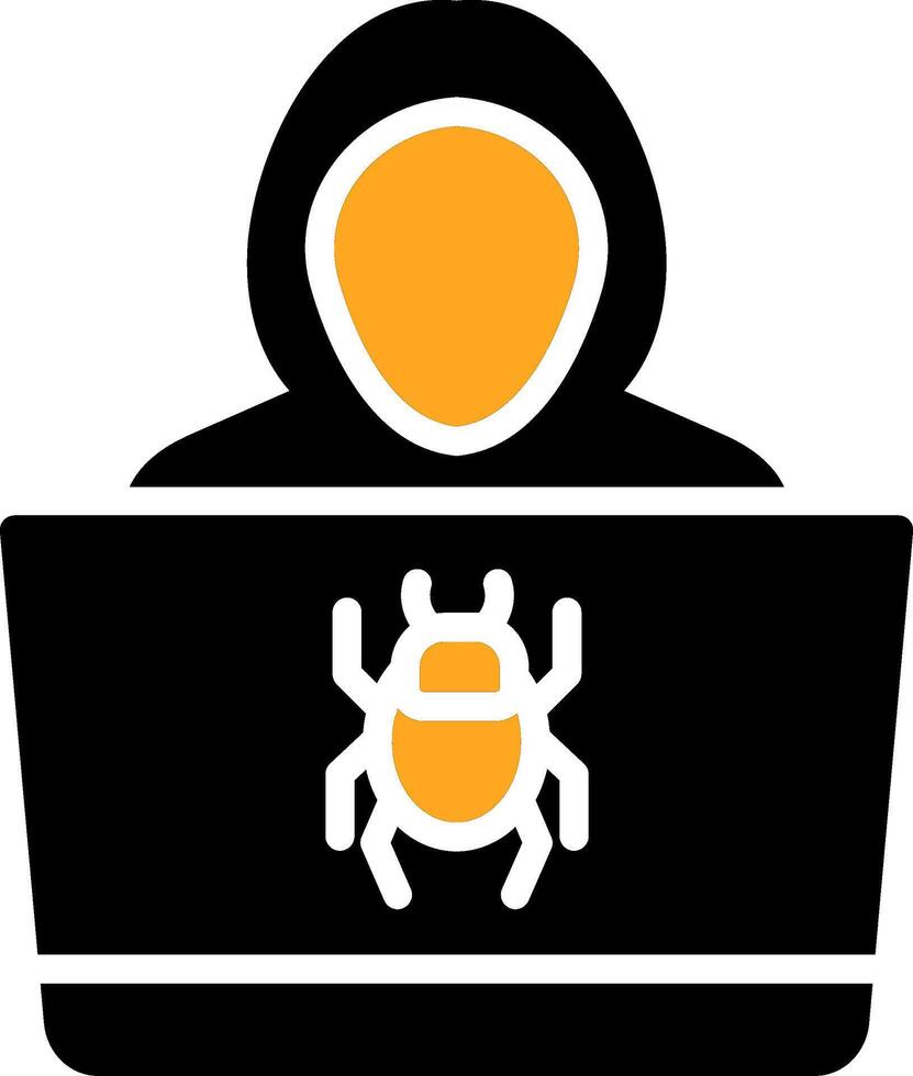 Hacker Colorful Icon vector