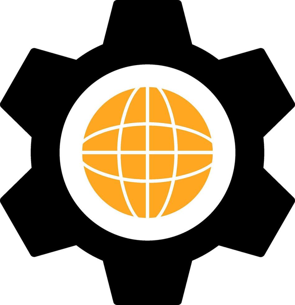 Cogwheel Colorful Icon vector