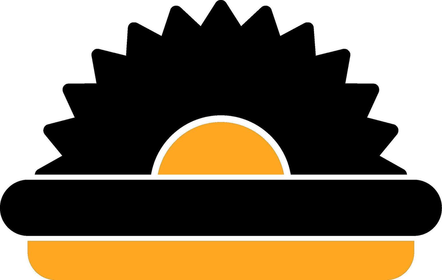 Saw Colorful Icon vector