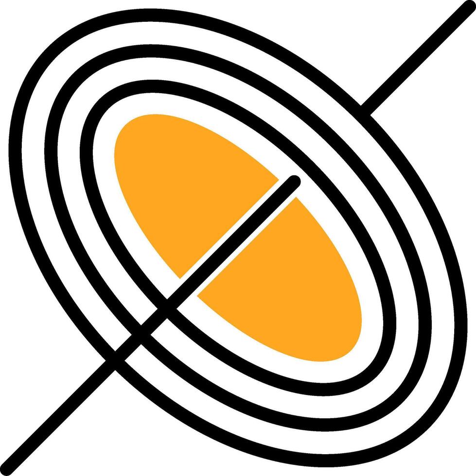 Black Hole Colorful Icon vector