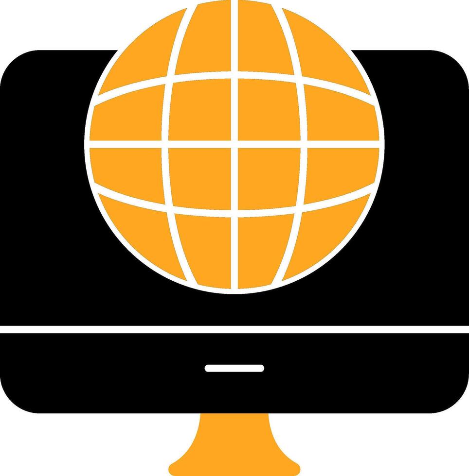 Lcd Colorful Icon vector