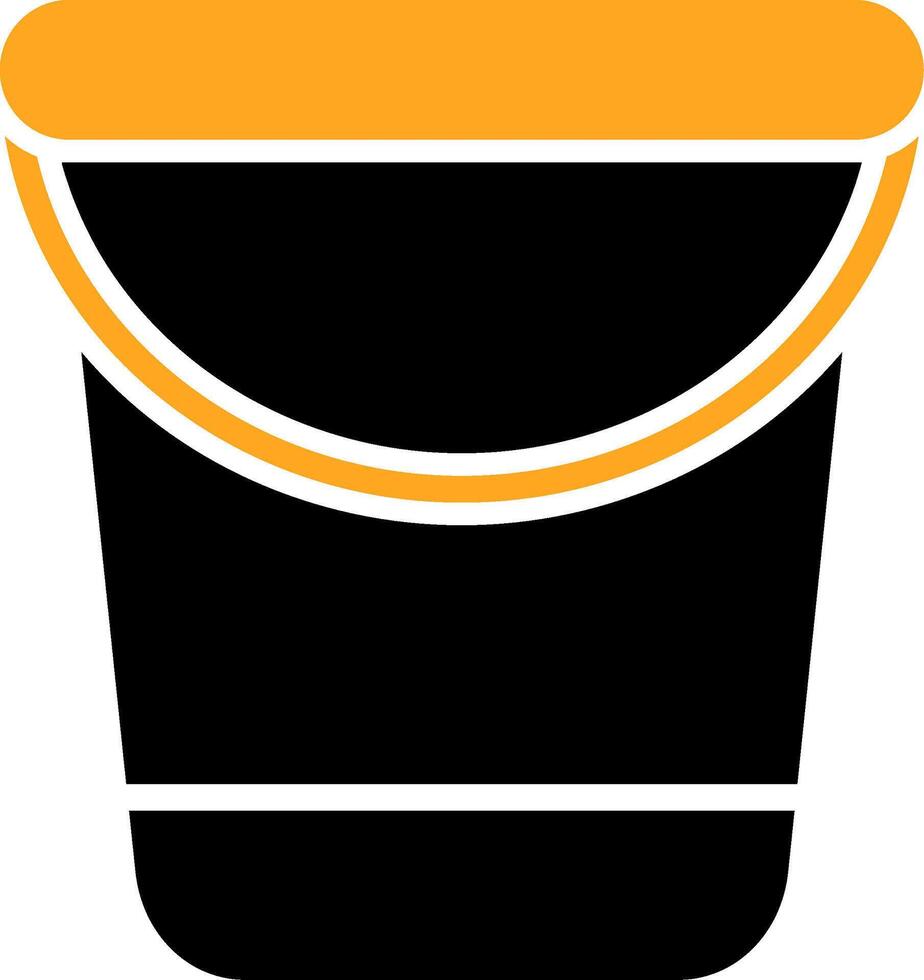 Water Bucket Colorful Icon vector