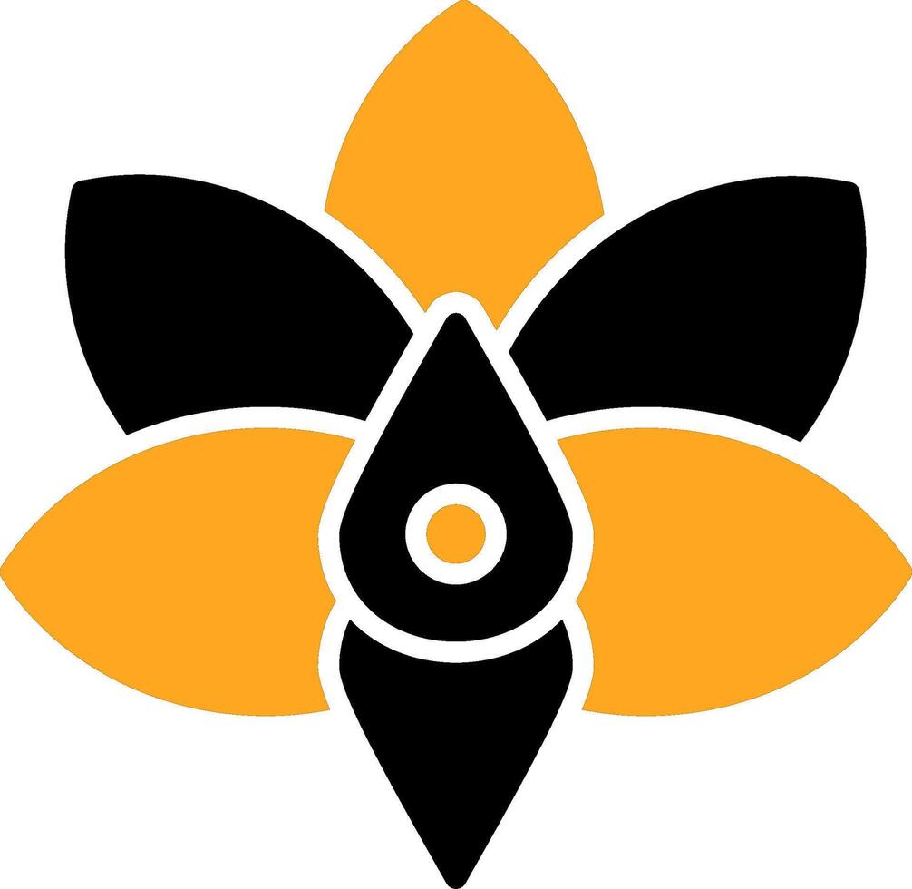 Orchid Colorful Icon vector