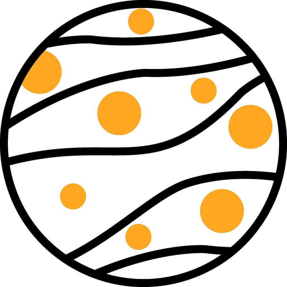 Mars Colorful Icon vector