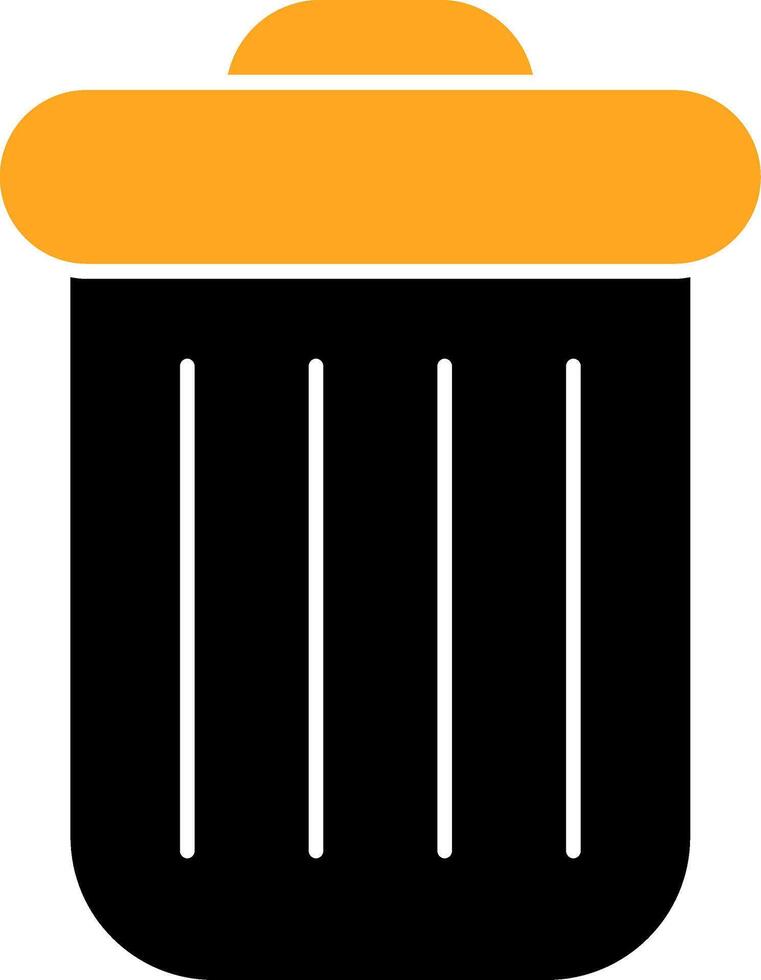 Trash Colorful Icon vector