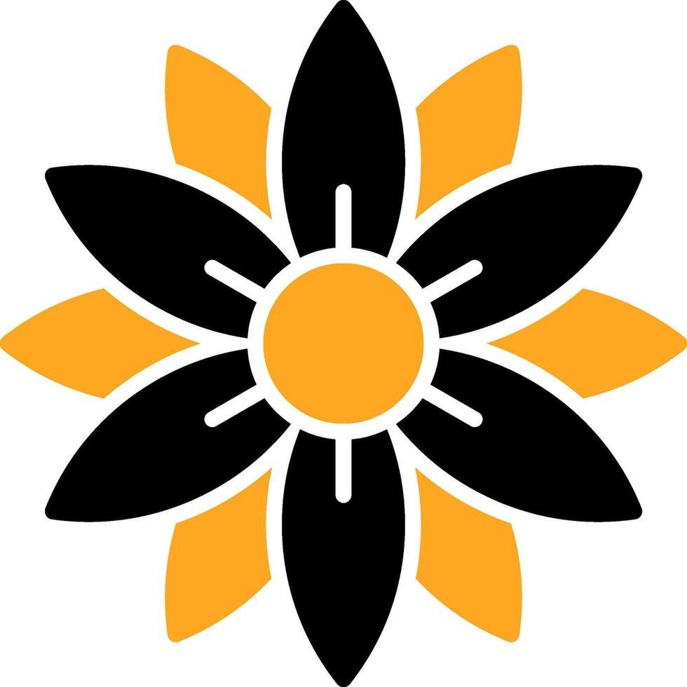 Aster Colorful Icon vector