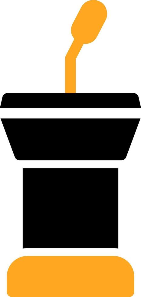 Podium Colorful Icon vector