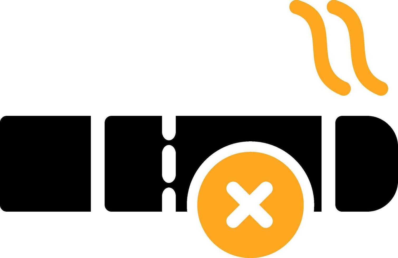 No Smoking Colorful Icon vector