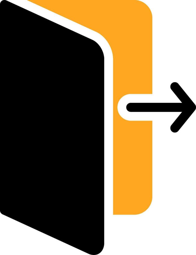 Logout Colorful Icon vector